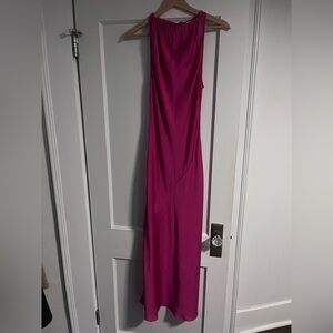 Elegant Pink Maxi Dress